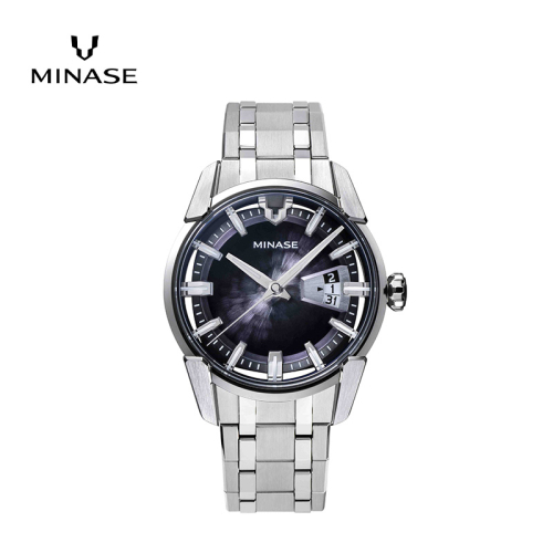 MINASE時計 DIVIDO ブレスレットタイプ（VM14-M01GBK-SSB） MINASE 日本製 時計 腕時計 メンズ 高額 人気 ランキング【協和精工株式会社】[F11938] 2347089 - 秋田県湯沢市