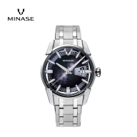 MINASE時計 DIVIDO ブレスレットタイプ（VM14-M01GBK-SSB） MINASE 日本製 時計 腕時計 メンズ 高額 人気 ランキング【協和精工株式会社】[F11938]
