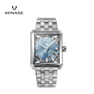 MINASE時計 SEVEN WINDOWS ブレスレットタイプ（VM15-M01YIB-SSB） MINASE 日本製 時計 腕時計 メンズ 高額 人気 ランキング【協和精工株式会社】[F11939]
