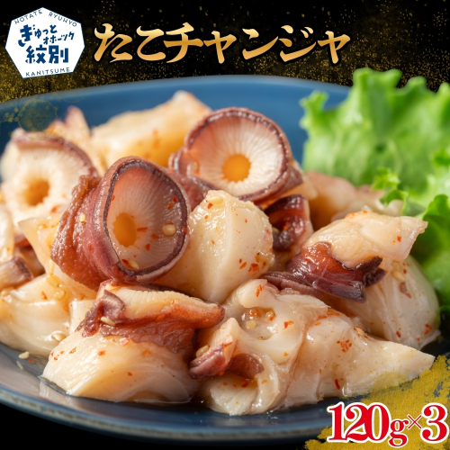 11-234 たこチャンジャ120g×3パック 2348654 - 北海道紋別市