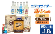 ニテコサイダー彩り6本セットとたぬ中・キーマカレー・美郷まんまのセット