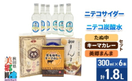 ニテコサイダー3本・ニテコ炭酸水3本とたぬ中・キーマカレー・美郷まんまのセット 炭酸飲料 カレー キーマカレー レトルト 中華麺 まぜごはん