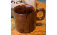 天然の欅(けやき)を削り出したマグカップ(小)　木の器たしろ工房【1675752】
