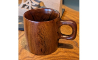 天然の欅(けやき)を削り出したマグカップ(中)　木の器たしろ工房【1675754】