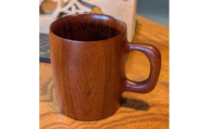 天然の欅(けやき)を削り出したマグカップ(大)　木の器たしろ工房【1675756】