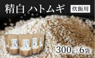 【スピード発送】 精白 ハトムギ 300g×6袋（ひきわりタイプ）