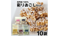 【庄内米100％】 彩りおこしセット　10袋 SA1344