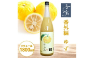 酒田の酒屋厳選　子宝リキュール 番外編ゆず　1800ml×1本 SA1447