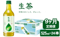 生茶 525ml 9ヶ月 定期便 ペットボトル × 24本 お茶 茶 緑茶 キリン 麒麟 KIRIN 飲料 飲み物 ペット 525 なまちゃ キリンビバレッジ 日本茶 茶葉 新茶 のような あまみ 1ケース ケース 9回 9 滋賀 彦根