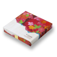 をぐら山春秋 あられ＆ショコラ 化粧箱(中)(10袋)｜小倉山荘 あられチョコ おかきチョコレート スイーツ 京都土産 和菓子 洋菓子 贈り物 ギフトスイーツ [1610]