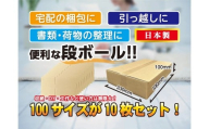 100サイズ 段ボール 10枚 横長