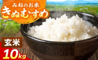 令和7年度産 きぬむすめ 玄米 10kg ｜   玄米  米 雑穀 お米 コメ 単一米 きぬむすめ 絹娘  山口 美祢 秋吉台