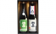 【日本酒】竹泉 Kura Master・IWCダブル受賞記念セット（1.8ℓ×2本）
