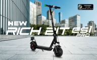 【免許不要】特定小型原付 RICHBIT ES1 Pro アーバンブラック 【Acalie】 電動キックボード コンパクト 折りたたみ [MGS004-1]