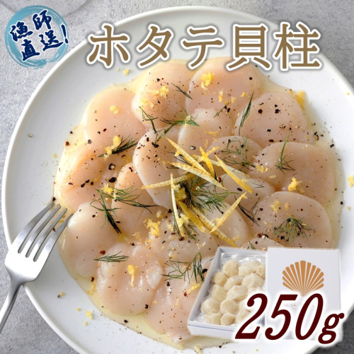 北海道漁師直送 最高鮮度3D冷凍ホタテ「しばれホタテ」 化粧箱入り 250g ( 海鮮 魚介 魚介類 貝 ほたて 刺身 貝柱 海鮮丼 贈答 ギフト )【197-0003】 2368165 - 北海道北見市