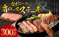 なぎビーフ (希少部位ハネシタステーキ) ステーキカット 300g (300g × 1) / 肉 にく ニク お肉 おにく 牛肉 牛 うし 牛ステーキ 希少部位 ハネシタ ステーキ 国産牛 国産 岡山県産 岡山県 美咲町 冷凍