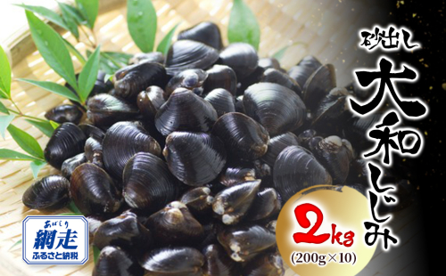 網走湖産 砂出し大和しじみ 2kg(200g×10） ABW117 2368998 - 北海道網走市