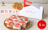 結びサンド[5個入り] | レーズンサンド 日本酒使用 パティスリーポルカ 洋菓子 お菓子 ギフト お土産 長野県 飯田市