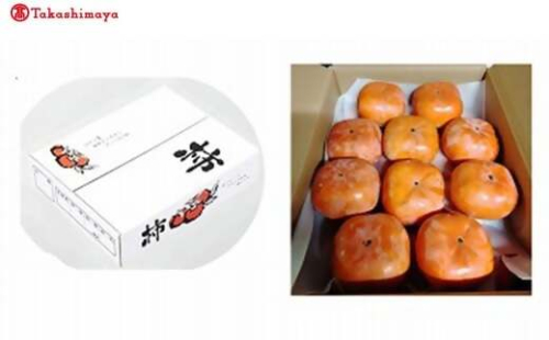 【高島屋選定品】＜中村農園＞三重の安心食材認定　中村農園の次郎柿　大きめサイズ10個（3ｋｇ前後） TSY-05-01 2373332 - 三重県多気町