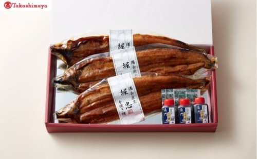 〈堀忠〉鰻蒲焼き　特大3尾【頒布会6回コース】〈高島屋選定品〉 2374669 - 大阪府堺市