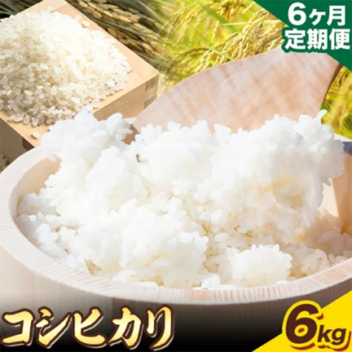 【6ヶ月定期便】“土づくりの恵み” つやっつやの特別栽培米お届け 6ヶ月コース 特別栽培米 コシヒカリ ２kg×３袋 有限会社 田中農場《ご入金を確認してから約2ヶ月後に出荷開始》鳥取県 八頭町 米 お米 ご飯 定期 定期便 送料無料 2375314 - 鳥取県八頭町
