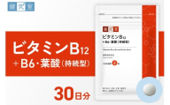 ビタミンB12+B6・葉酸（持続型） | サプリメント 健康 北海道 札幌市