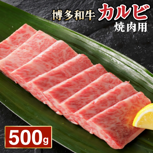 博多和牛カルビ焼肉用500g 2375937 - 福岡県篠栗町