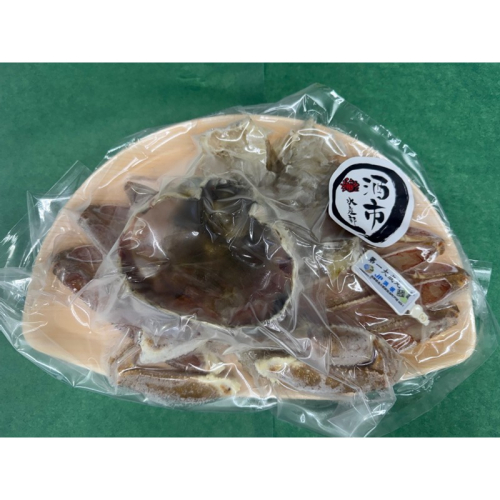 調理済み活〆松葉ガニ（濃縮だし付）［加工前600g前後×2匹］ 2376975 - 京都府京丹後市