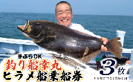 釣り船 ヒラメ 乗船券 3枚 午前 手ぶらOK 千葉県飯岡港 フィッシング 釣り 釣り体験 ひらめ 魚 魚釣り リール 竿 船 漁船 大型船 大漁旗 飯岡港 外房 九十九里 九十九里浜 千葉 海 海釣り 沖釣り 新鮮魚 魚介 初心者 歓迎 午前ヒラメ船乗船券 有限会社幸丸 千葉県 旭市 scm006