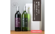 自園自醸ワイン紫波 辛口ワイン紅白2本セット【1688288】