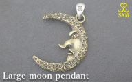 Large moon pendant