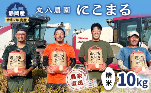 お米 令和7年度産静岡産にこまる精米 10kg 米 コメ にこまる 精米 白米 袋井市 静岡県 2380443 - 静岡県袋井市