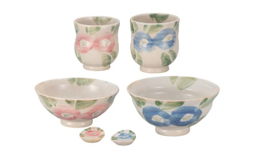 九谷焼 睦揃・椿文 2383448 - 石川県能美市