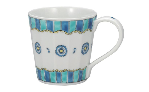 九谷焼 マグカップ・はないろ（ブルー） 2383462 - 石川県能美市