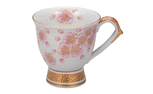 九谷焼 マグカップ・金襴手さくら 2383465 - 石川県能美市