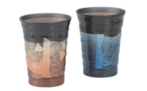 九谷焼 ペアフリーカップ・銀彩 2383474 - 石川県能美市