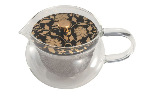 九谷焼 九谷和ポットNAGOMI POT・金襴手　黒 2383490 - 石川県能美市