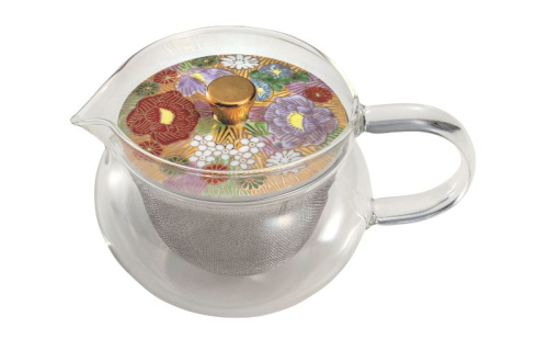 九谷焼 九谷和ポットNAGOMI POT・金花詰　赤 2383491 - 石川県能美市