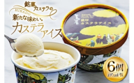アイス スイーツ 個包装 カステラアイス 110ml 6個 [つたや總本家 長崎県 平戸市 hr42bgy410201] 長崎県 長崎 平戸 冷凍 カステラ