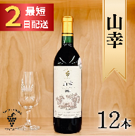 山幸（赤）12本 最短申込みから2日発送 北海道ワイン 北海道池田町 OIV 世界が認めたワイン 国際ぶどう品種