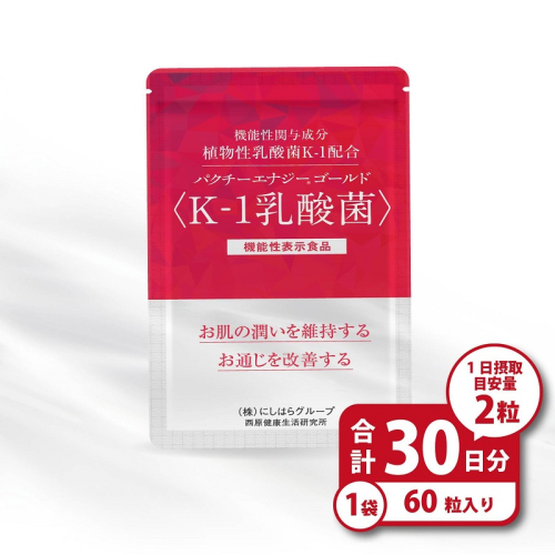 0011-99-01 パクチーエナジーゴールド 〈K-1乳酸菌〉 60粒×1袋 (30日分) 2385596 - 静岡県富士宮市
