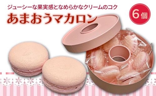 洋菓子 あまおう マカロン 6個入り いちご スイーツ 菓子 お菓子 2388273 - 福岡県大刀洗町