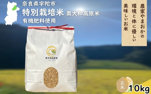 特別栽培米 ＜令和7年産 玄米 10kg＞ / ふるさと納税 栽培期間中農薬不使用 米 お米 こめ コメ 国産 新米 玄米 農家やまおか 奈良県 宇陀市
 2388476 - 奈良県宇陀市