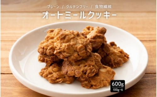 オートミールクッキー プレーン 600g(100g×6袋) 2388855 - 静岡県静岡市