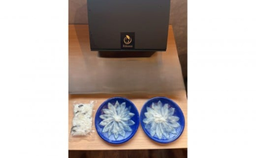 大阪産トラフグ「ふぐの神」てっさ（2人前）セット（てっさ50g、湯引き70g） 2388952 - 大阪府堺市