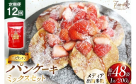 パンケーキ ミックス 200g 4袋 12回 定期便 総計9.6kg [心優-Cotoyu Sweets- 長崎県 平戸市 hr42bgy420102] ホットケーキ HM 小麦粉 手作り 朝食 あさごはん