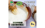 【訳あり】十勝豊頃産ながいも8.0kg 【2026年初冬出荷】【植村農場】
