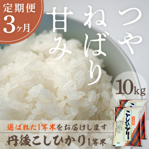 【定期便3回】令和8年産 丹後こしひかり 10kg(5kg×2)×3ヵ月 1等米 お米 コメ こめ 丹後 コシヒカリ 精米 ふるさと 納税 コシヒカリ 精米 ふるさと 納税 こしひかり 精米 ふるさと 納税 米 送料無料
 2394443 - 京都府京丹後市