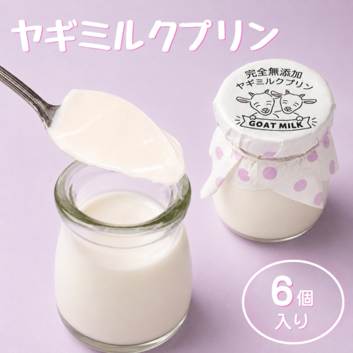 完全無添加ヤギミルクプリン (6個入り) プリン（愛知ヤギ農場）| ぷりん ヤギミルクプリン ヤギミルク 菓子 スイーツ デザート お菓子 洋菓子 手作り 6個 愛知県 美浜町 冷凍 2394453 - 愛知県美浜町