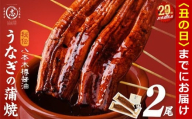 [丑の日までに配送][数量限定]国産 八本木樽鰻の蒲焼 160g以上×2尾[計320g以上] うなぎ 鰻 ウナギ 2尾 国産 九州産 蒲焼き かばやき 冷凍 うな丼 うな重 ひつまぶし タレ 山椒 ランキング 人気 a2-115-us